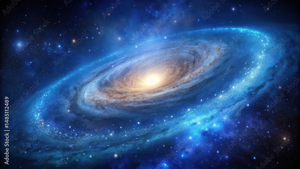 Deep blue galaxy with stars and nebulas in a dark space background, mystery, distance, mystery, distance, starry night Deep blue galaxy with stars and nebulas in a dark space background, mystery, distance, mystery, distance, starry night