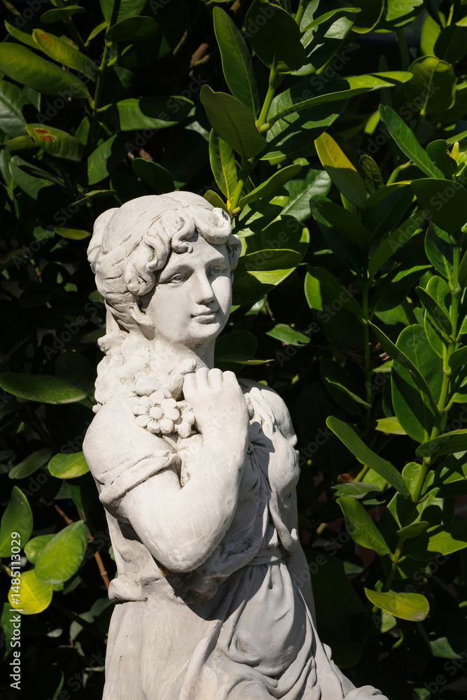 statue of a woman decoration in a garden statue of a woman decoration in a garden