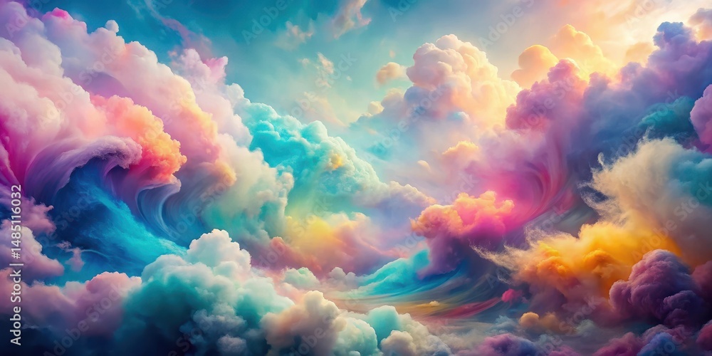 Swirling clouds of pastel hues in a dreamy atmosphere, vibrant colors, psychedelic, vibrant colors Swirling clouds of pastel hues in a dreamy atmosphere, vibrant colors, psychedelic, vibrant colors