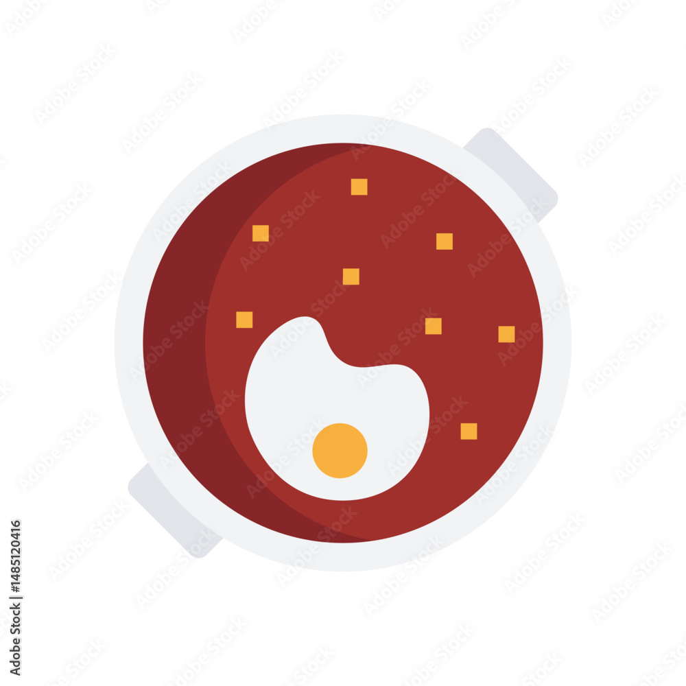 Fototapeta premium Korean Food Illustration