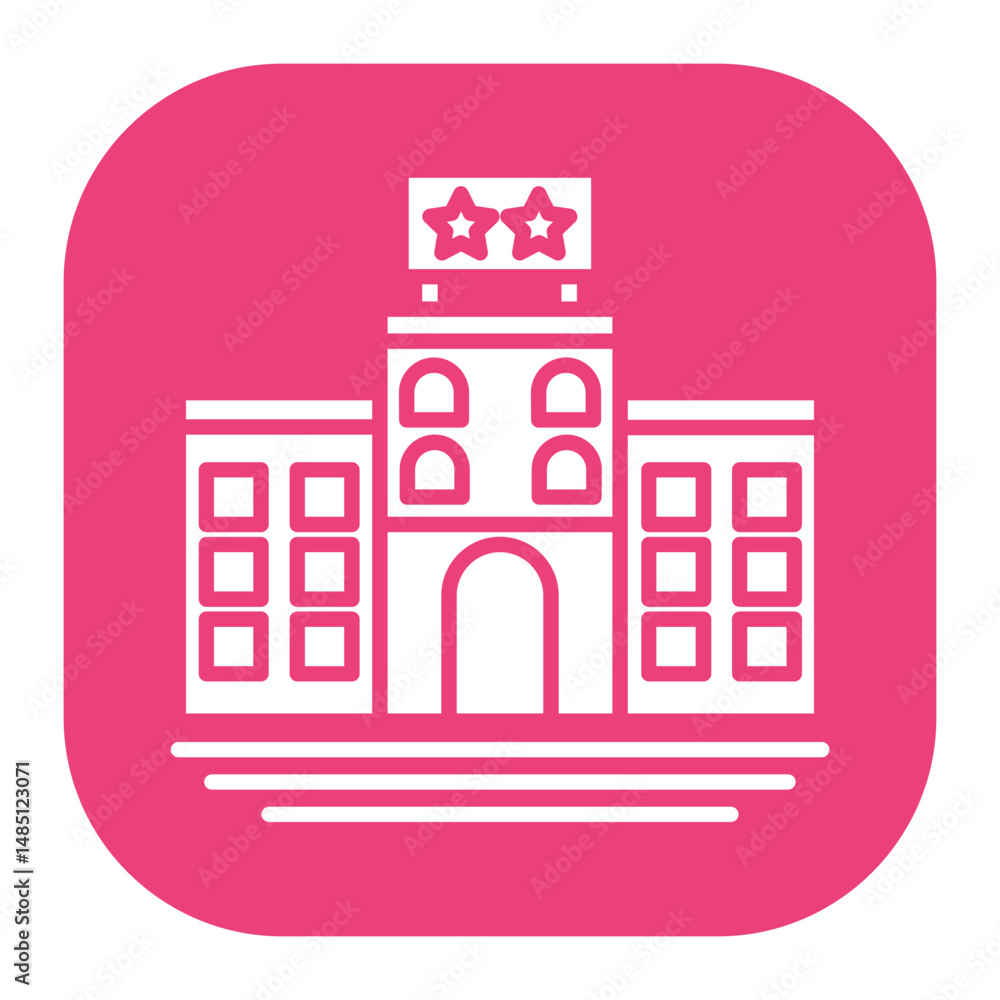 Fototapeta premium Hotel Icon