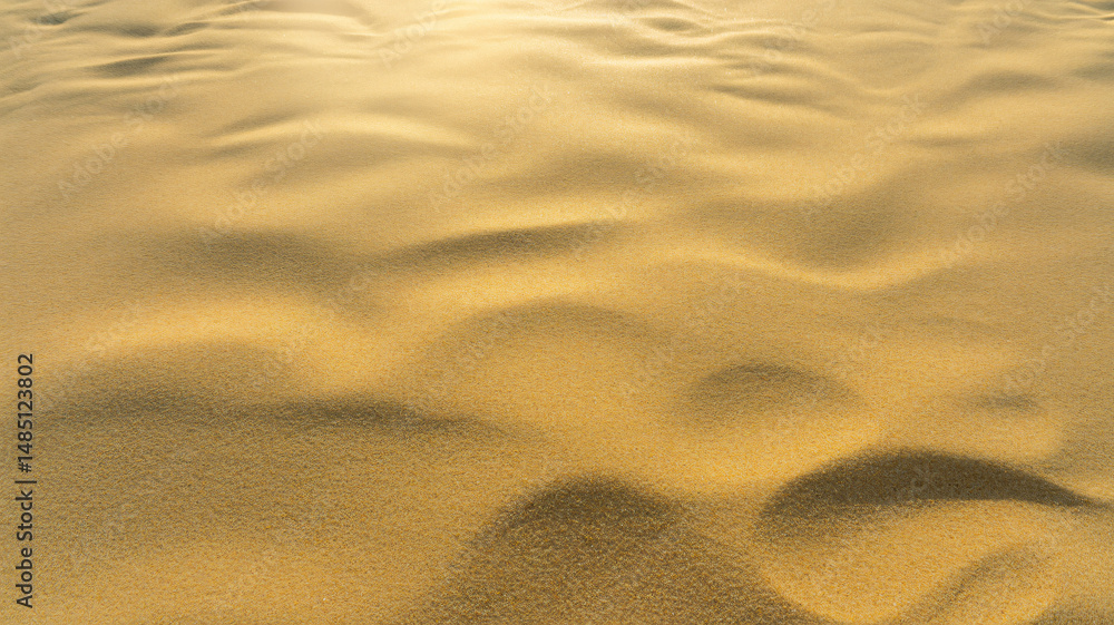 Seamless texture of grains of sand blending together evoking the calmness of a beach setting