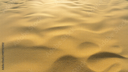 Obraz na płótnie Seamless texture of grains of sand blending together evoking the calmness of a beach setting w salonie