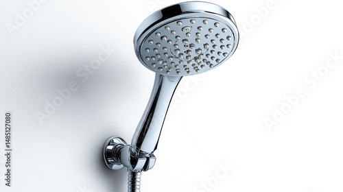 Wallpaper Mural High-Pressure Chrome Shower Head: Modern Bathroom Luxury Torontodigital.ca