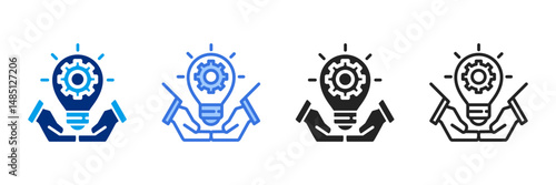 Innovation  Icon Set Different Style Collection 