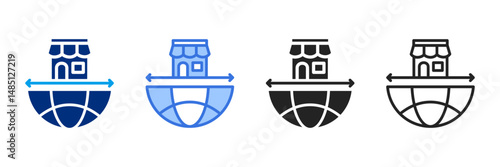 Expansion  Icon Set Different Style Collection 