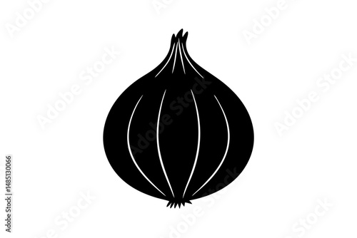 red onion isolated on white