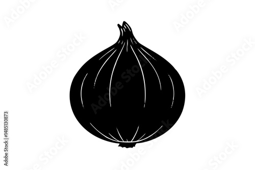 red onion isolated on white