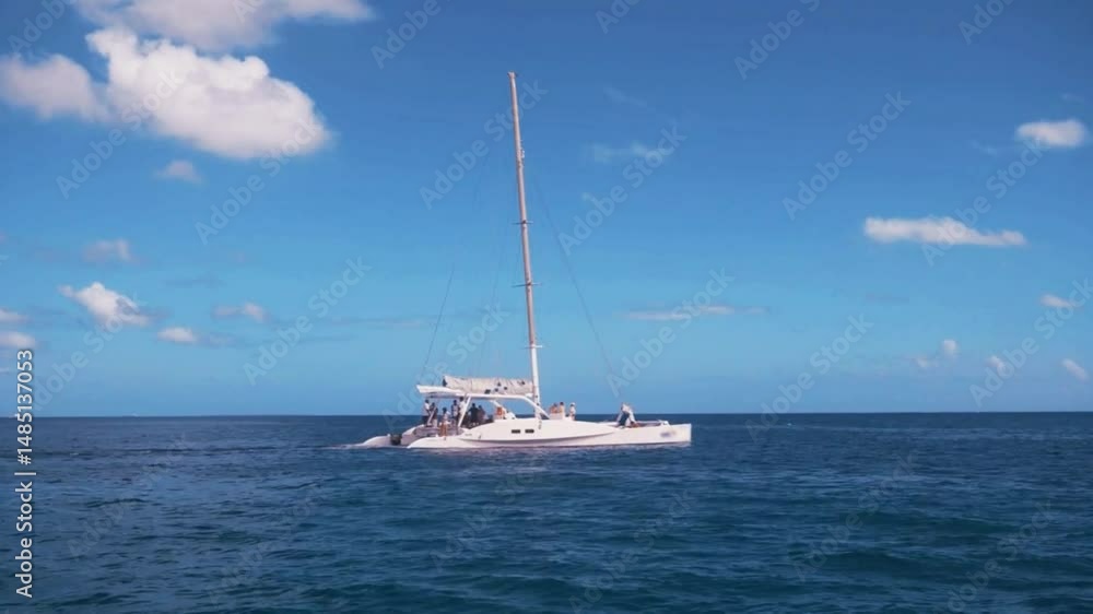 a boat is sailing on the ocean a boat is sailing on the ocean