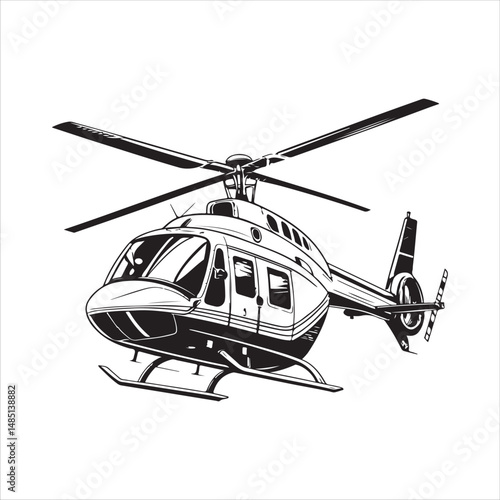 Helicopter Vector