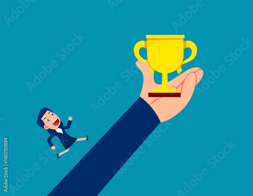 Ambition. Motivation to achieve goal