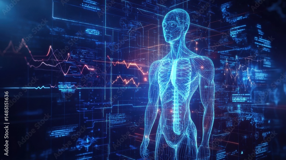 AI-enhanced Medical Diagnostics Analyzing Futuristic AI-enhanced Medical Diagnostics Analyzing Futuristic