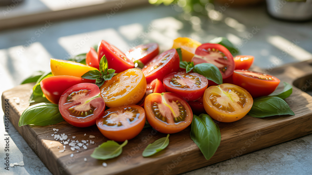 Tomato salad with herbs