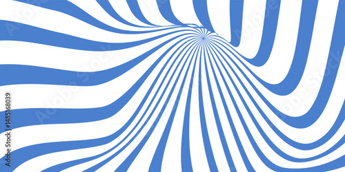 Twisted and distorted vector groovy hippie background. Waves, swirl, twirl pattern