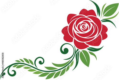 floral background with roses