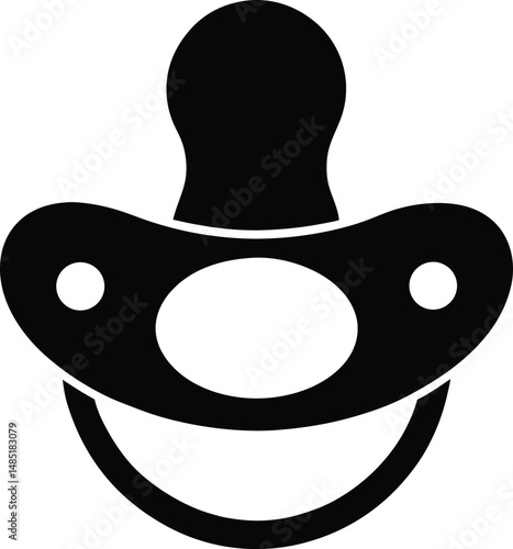 baby pacifier icon vector illustration