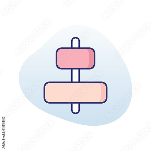 Center Align Vector icon