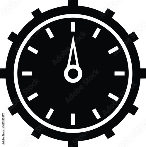 chronograph stopwatch icon vector illustration