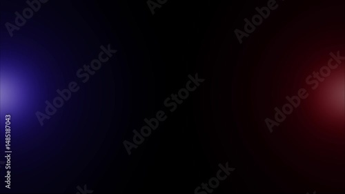 Flashing strobe lights from an emergency vehicle defocused to create a smooth bokeh background. Represents any emergency vehicle, police, fire, or ambulance