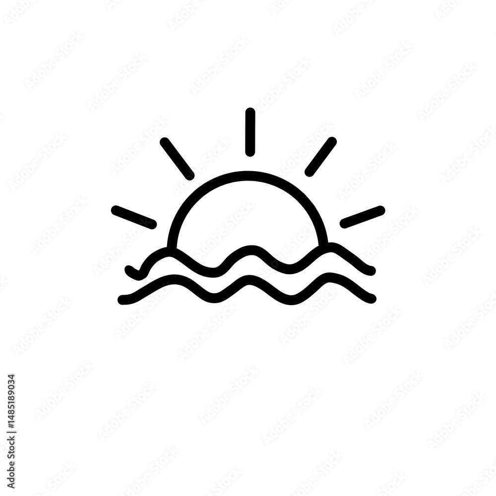 Sunset icon Sunset icon