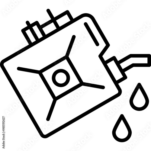 Gasoline Icon Vector Element