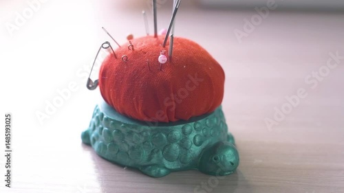 using a tortoise-shaped needler