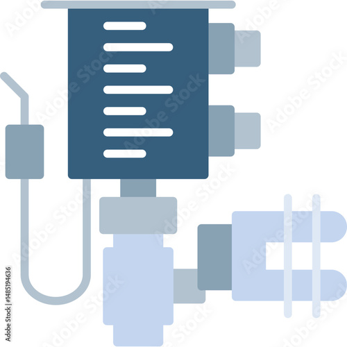 Hand Pump Icon Vector Element