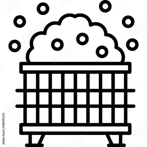 Washbowl Icon Vector Element