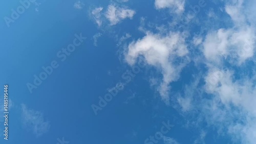 timelapse. clouds flying across the sky