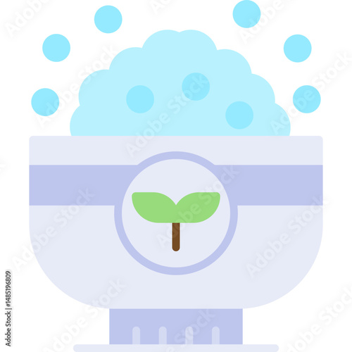 Washbowl Icon Vector Element