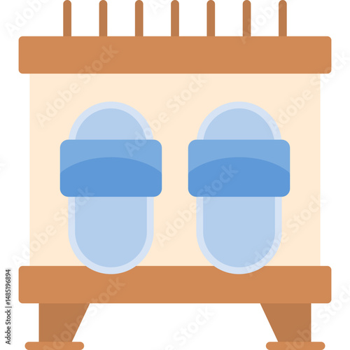 Slippers Icon Vector Element