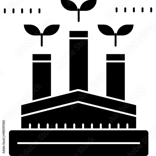 Factory Icon Vector Element