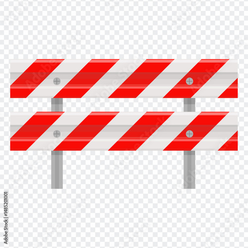 Creative New Best Road Barrier Icon  Flat Design 2025 , Traffic Barriers Collection