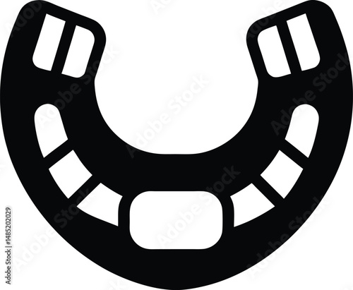 mouth guard icon vector illustration