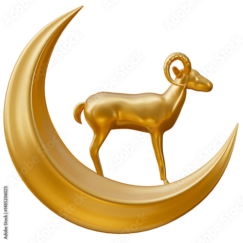 Eid Al Adha 3D Illustration