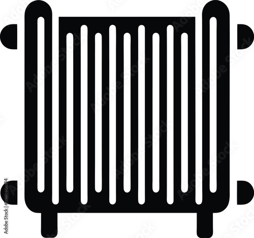 radiator icon vector illustration