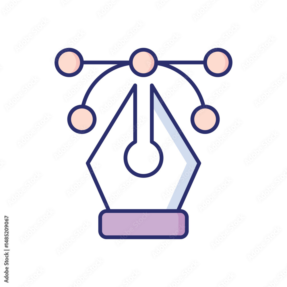 Pen Tool Vector icon Pen Tool Vector icon