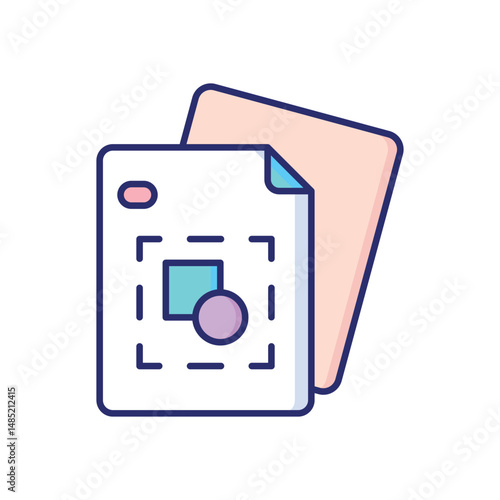 Draft  Vector icon