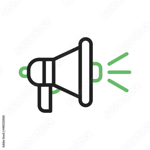 Announcement icon vector image. Suitable for mobile apps, web apps and print media.