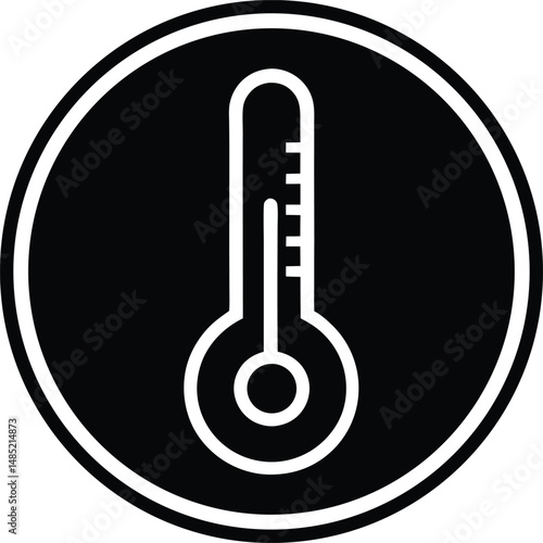 thermostat icon vector