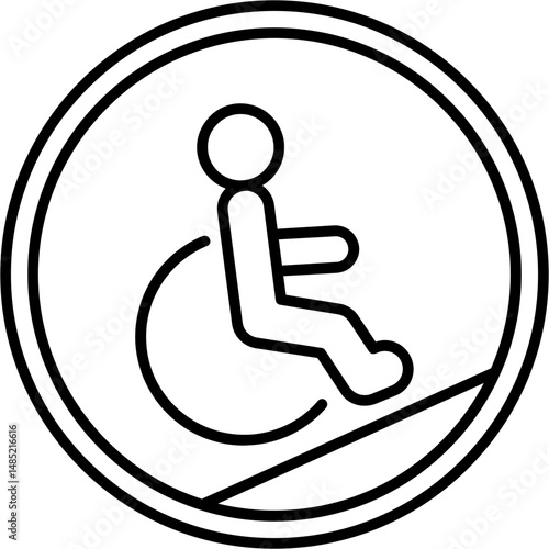 Wheelchair Ramp Icon