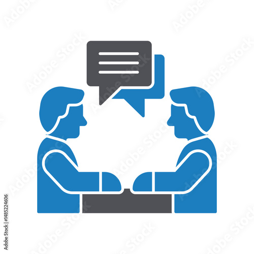 Collaboration Vector icon which can easily modify or edit
