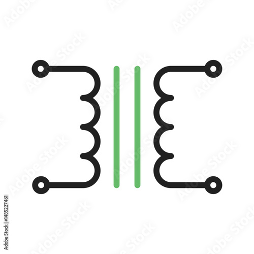 Transformer icon vector image. Suitable for mobile apps, web apps and print media.