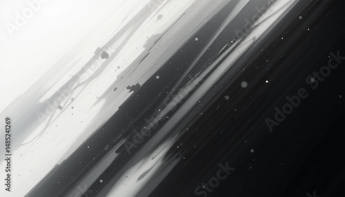 an oblique black-and-white ink background