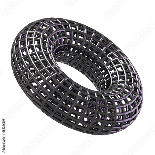 Chrome Shape abstract 3D Illustrations