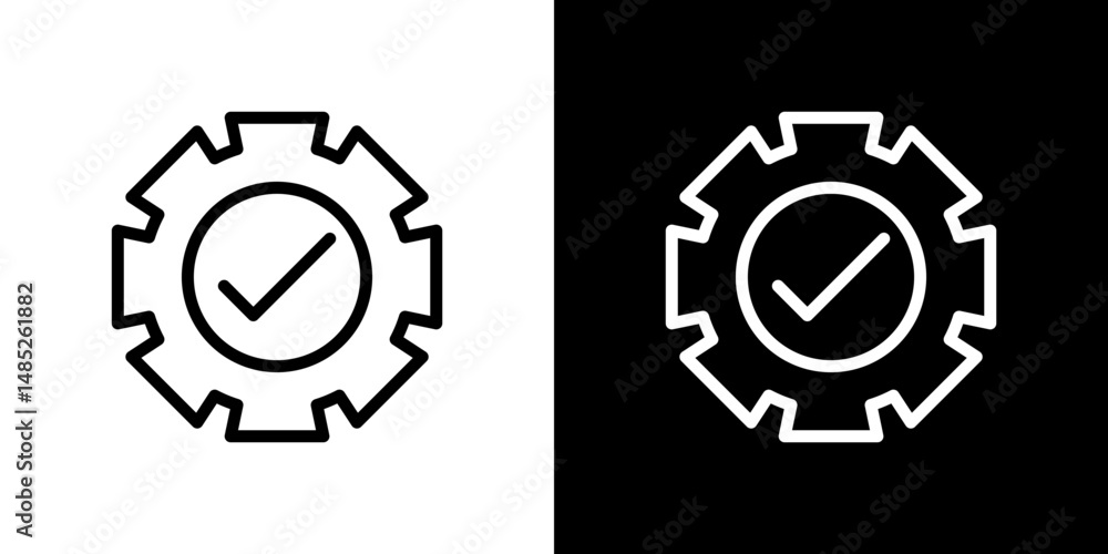 Execution icon line art, vector set Execution icon line art, vector set