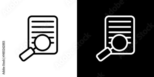 Defining icon line art, vector set
