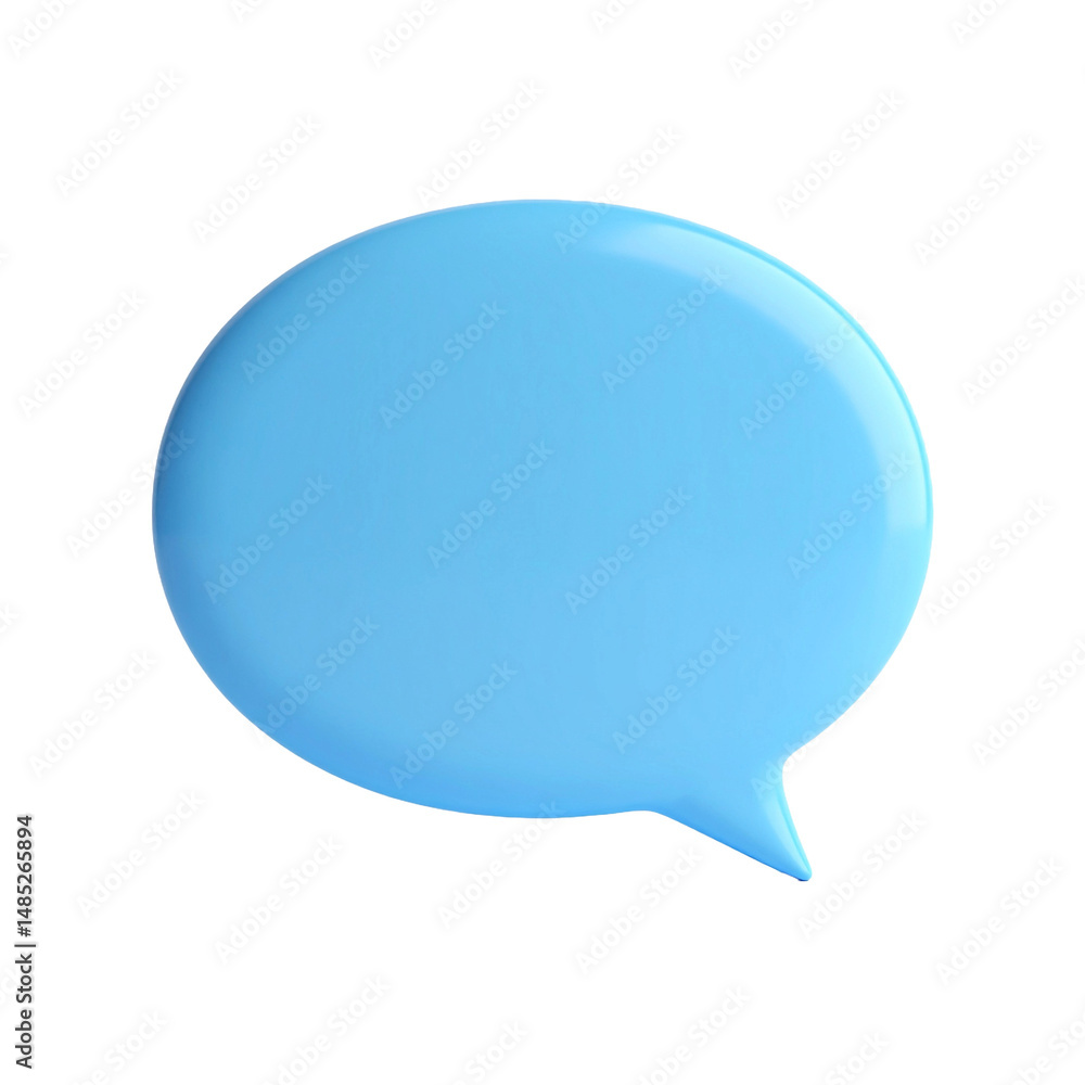 A blue Speech bubble A blue Speech bubble