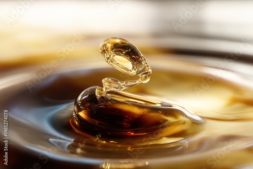 Fluid droplet creates capti...