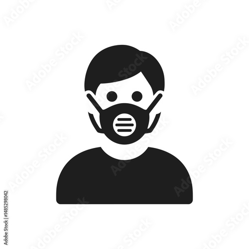 Respiratory Protection Safety Icon